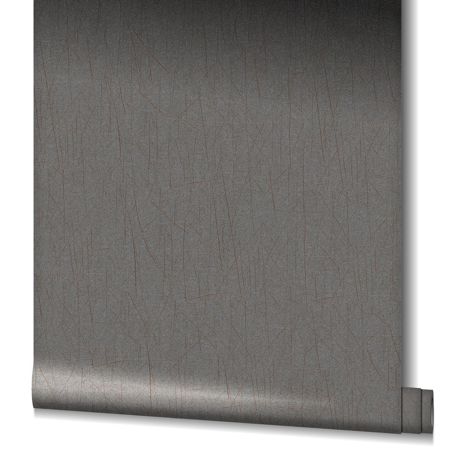 Scored wallpaper in silver grey color - pattern number EN91958 - by Galerie in the Energy collection