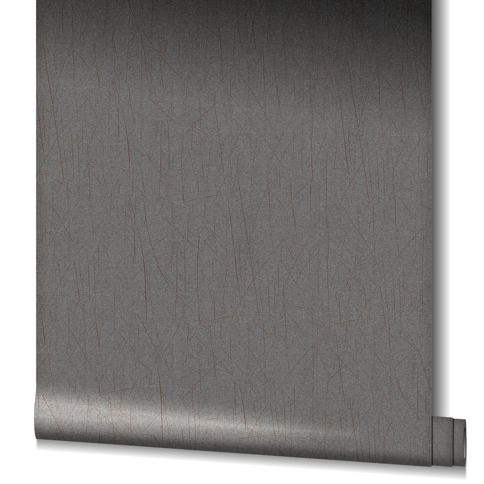 Scored wallpaper in silver grey color - pattern number EN91958 - by Galerie in the Energy collection