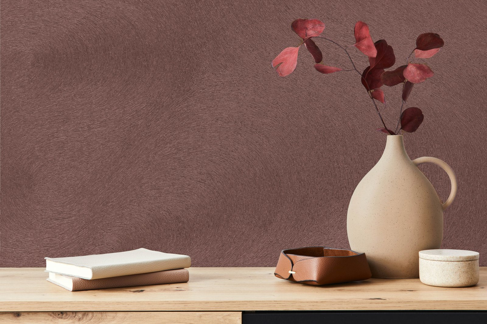 Dunes wallpaper in orange color - pattern number EN91963 - by Galerie in the Energy collection
