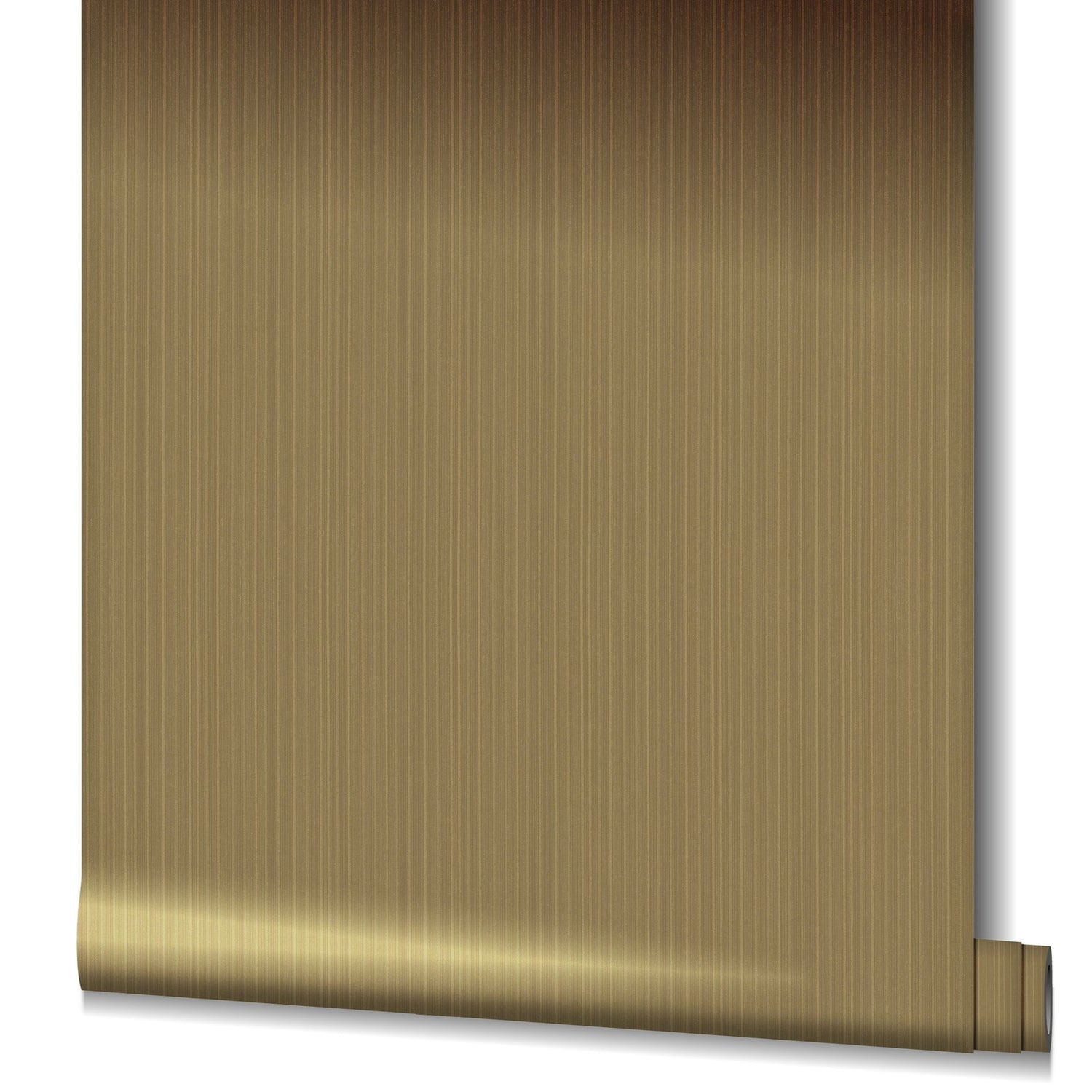 Silk Stripe wallpaper in gold color - pattern number EN91965 - by Galerie in the Energy collection