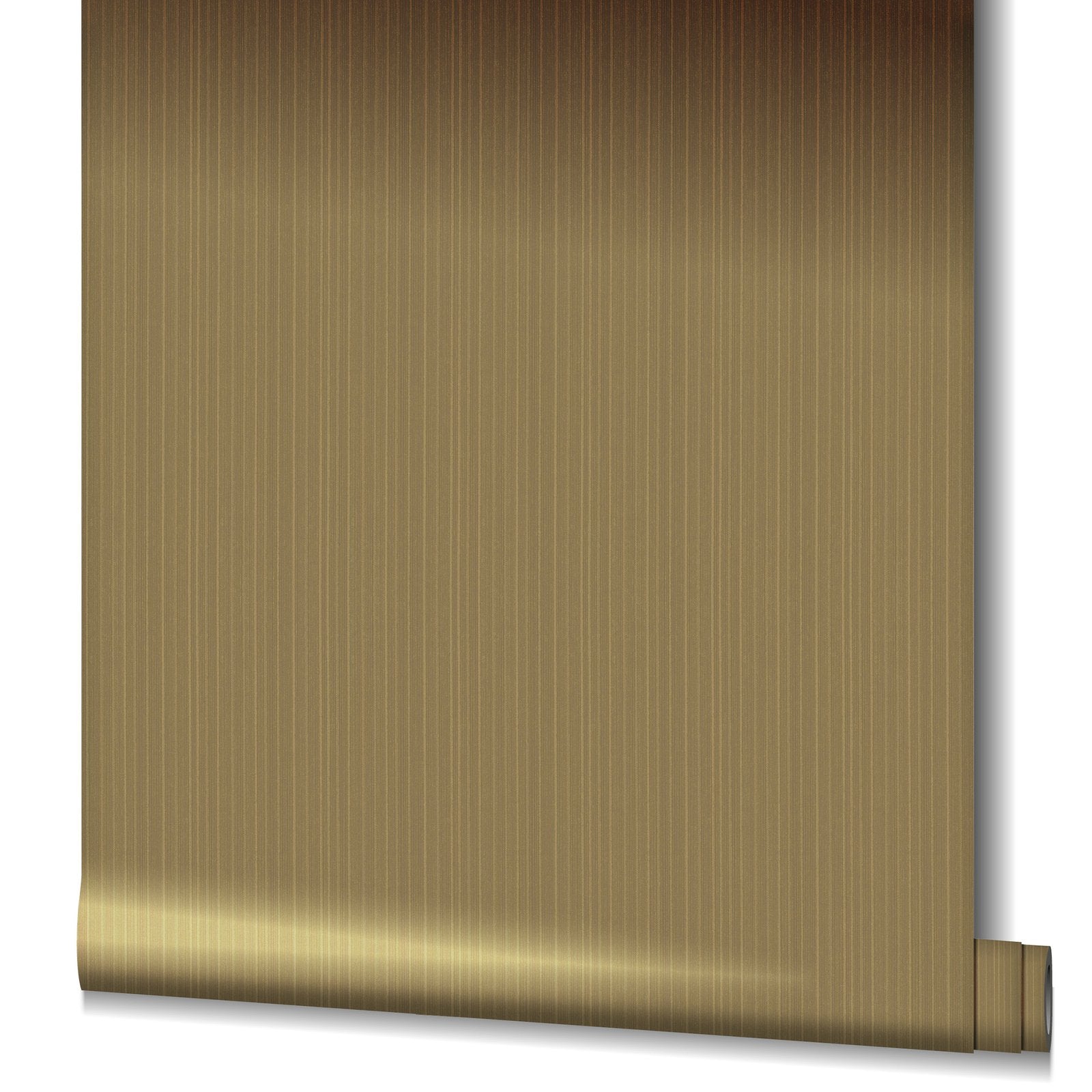Silk Stripe wallpaper in gold color - pattern number EN91965 - by Galerie in the Energy collection