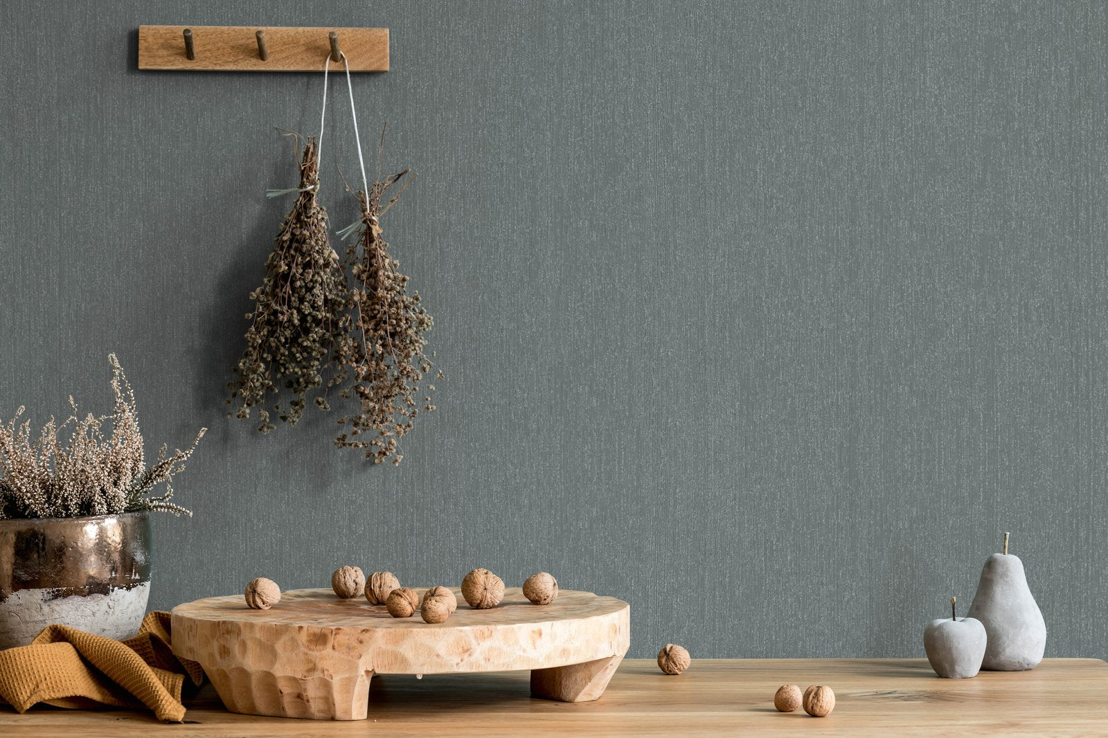 Streaks wallpaper in silver grey color - pattern number EN91976 - by Galerie in the Energy collection