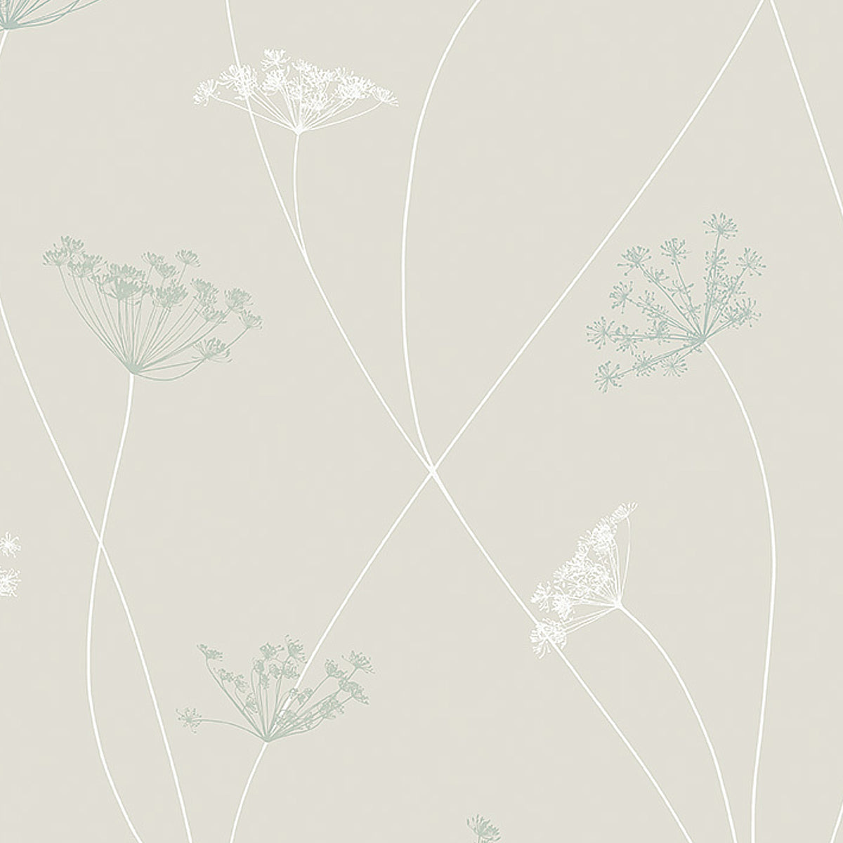 Queen Anne wallpaper in stone color - pattern number 9301 - by Schumacher in the Borastapeter collection