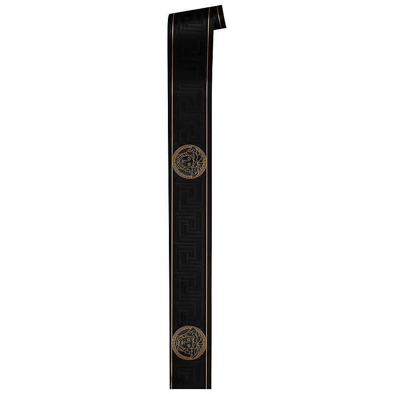 Magesty Border border in black ice color - pattern number 935224X - by Seabrook in the Versace Volume 5 collection