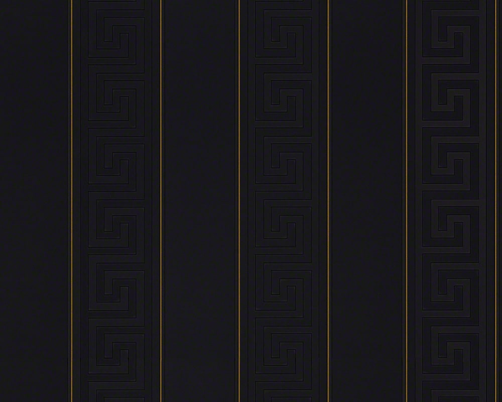 Valor wallpaper in jet color - pattern number 935244X - by Seabrook in the Versace Volume 5 collection
