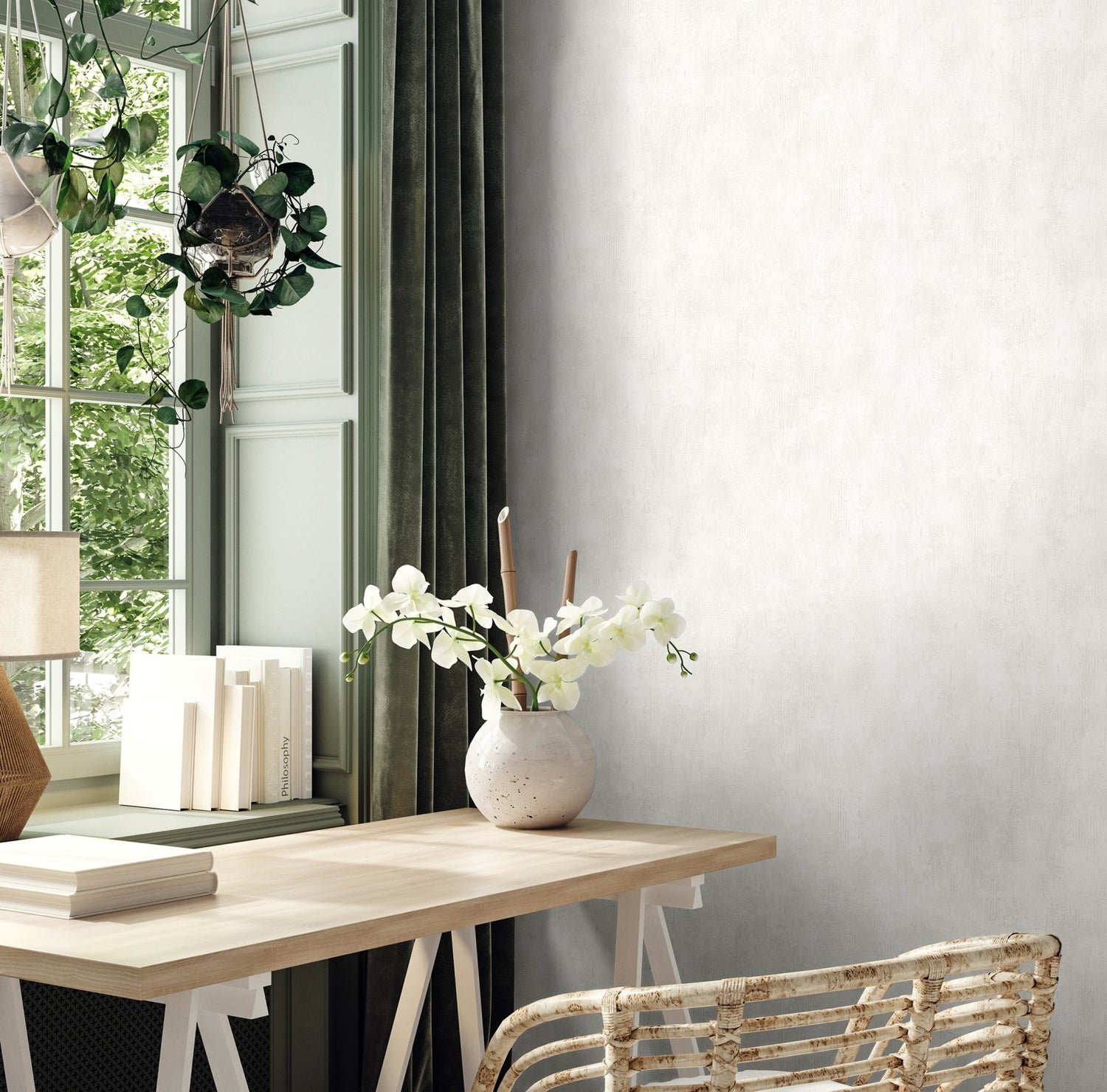 Industrial wallpaper in white color - pattern number AI95015 - by Galerie in the Air collection