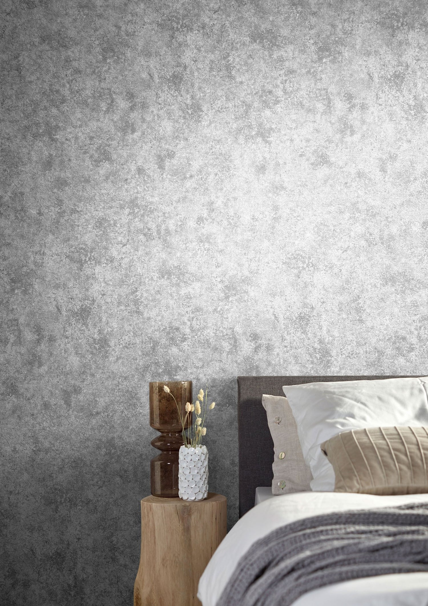 Industrial wallpaper in silver grey color - pattern number AI95020 - by Galerie in the Air collection