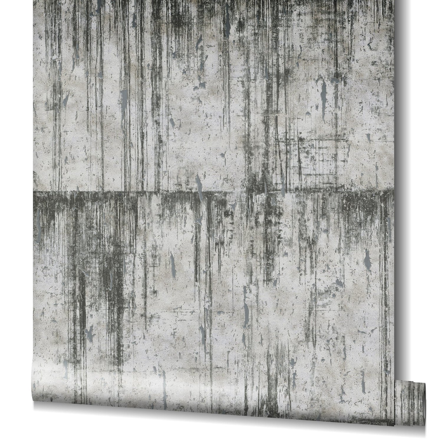 Industrial wallpaper in silver grey color - pattern number AI95024 - by Galerie in the Air collection