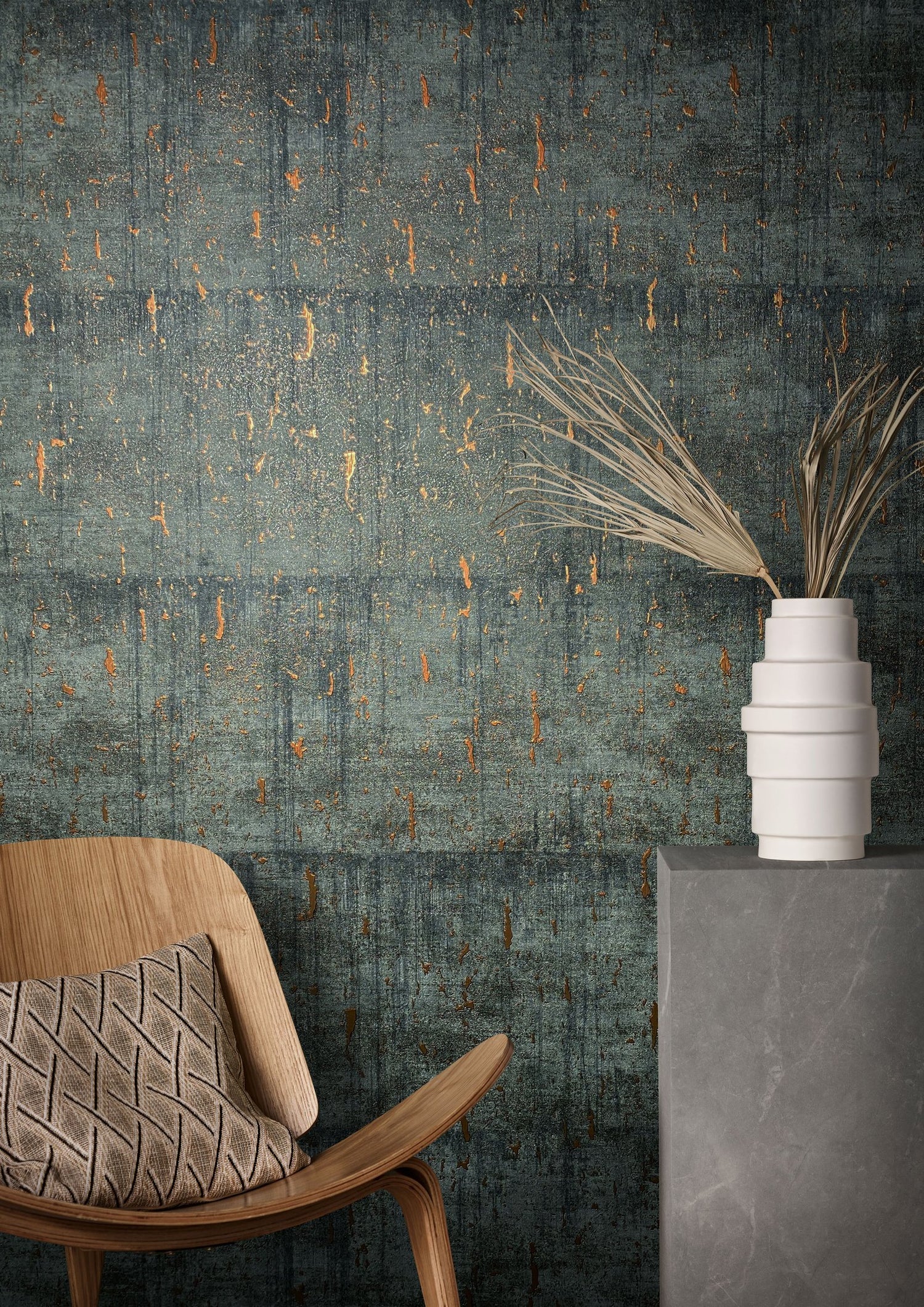 Industrial wallpaper in black color - pattern number AI95026 - by Galerie in the Air collection