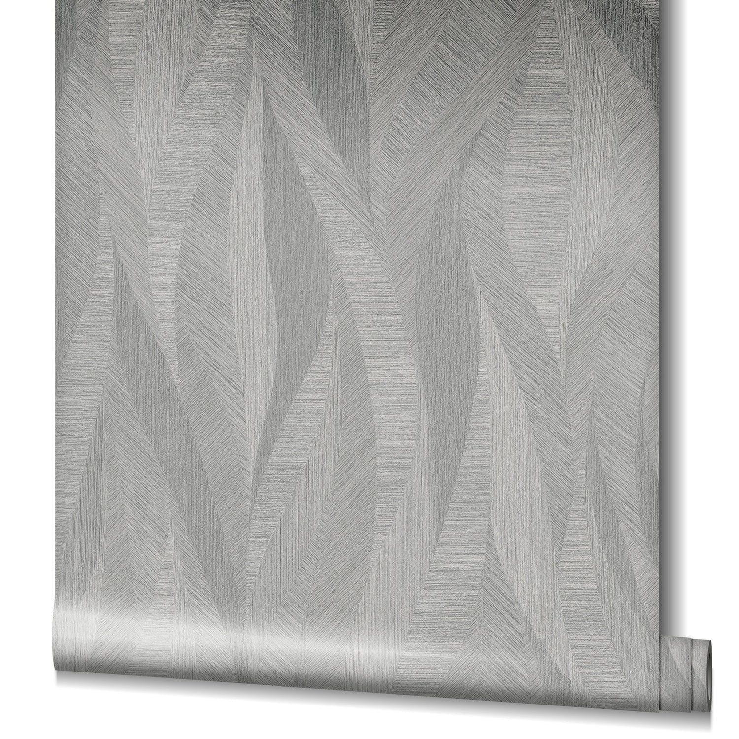 Abstract wallpaper in silver grey color - pattern number AI95038 - by Galerie in the Air collection