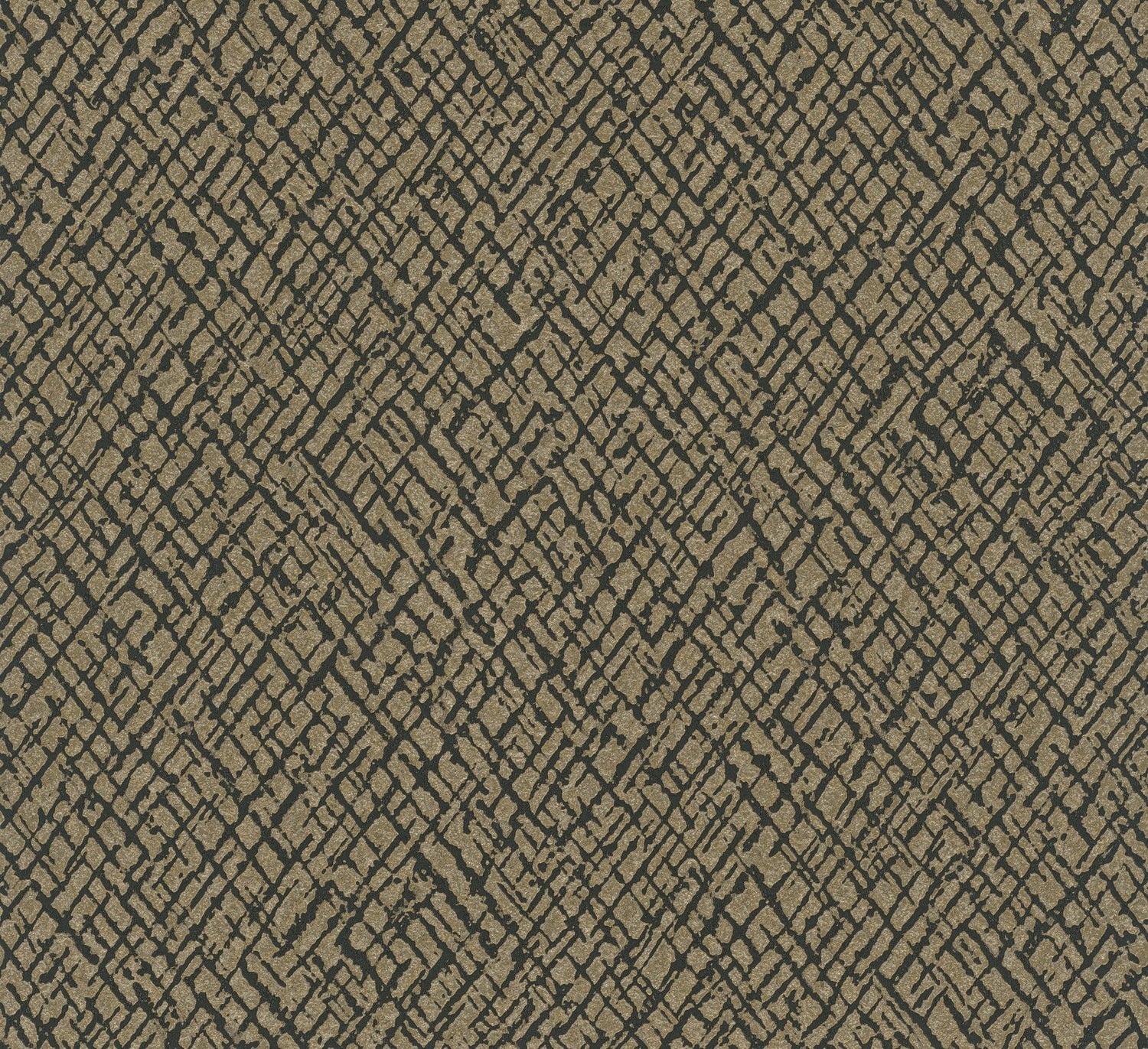 Geometric wallpaper in gold color - pattern number AI95039 - by Galerie in the Air collection