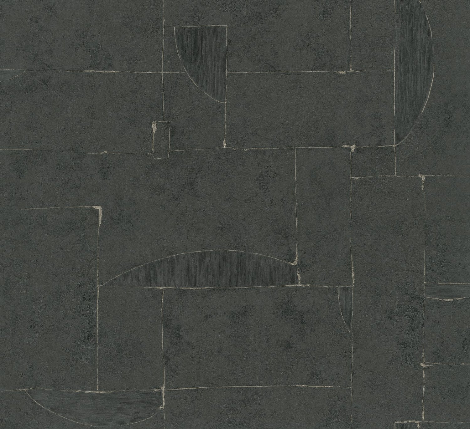 Abstract wallpaper in black color - pattern number AI95043 - by Galerie in the Air collection