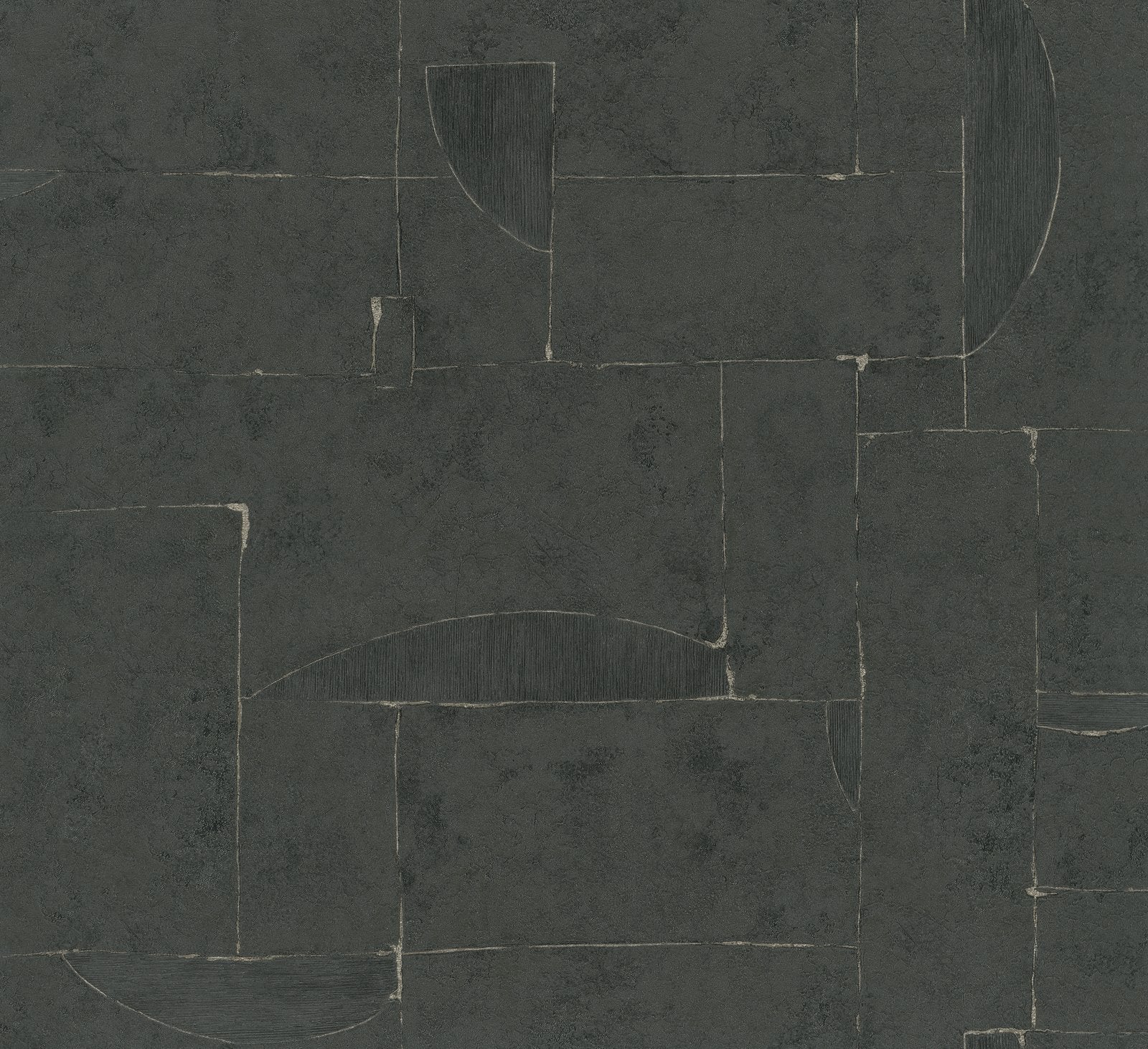 Abstract wallpaper in black color - pattern number AI95043 - by Galerie in the Air collection