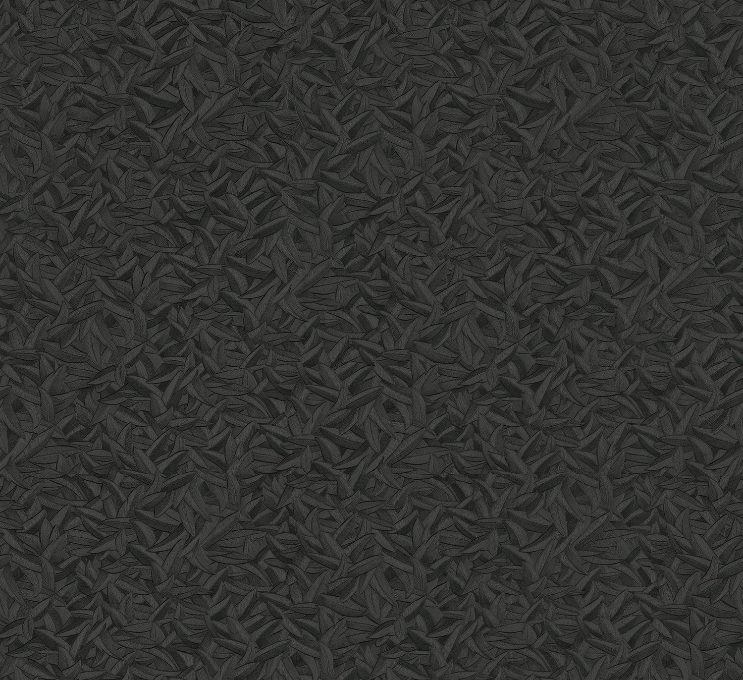 Tree Leaf wallpaper in black color - pattern number AI95052 - by Galerie in the Air collection