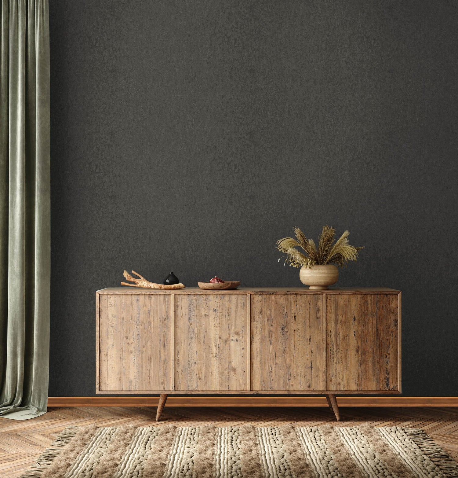 Industrial wallpaper in black color - pattern number AI95073 - by Galerie in the Air collection
