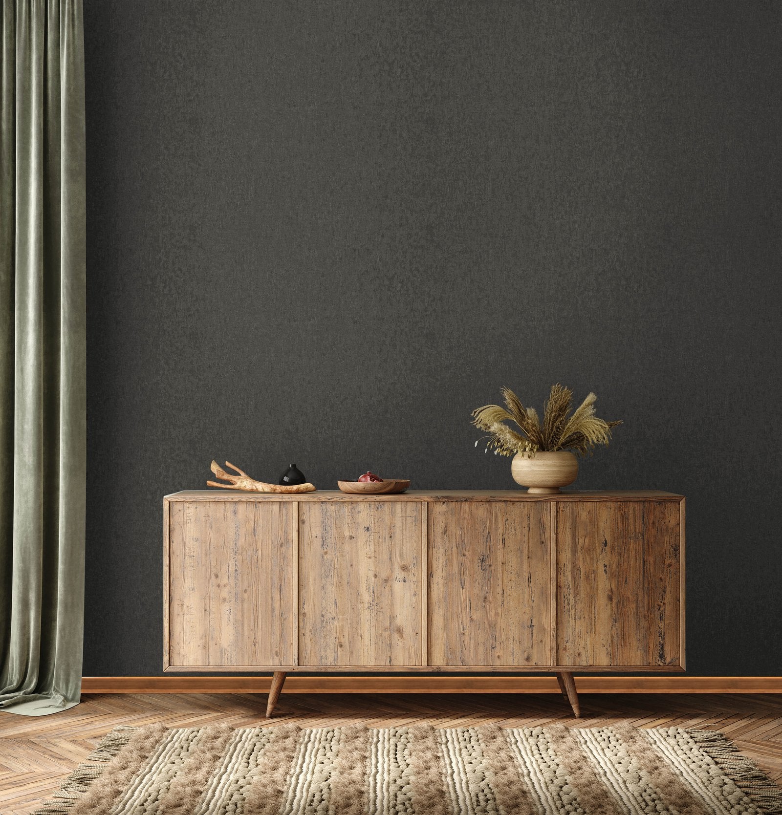 Industrial wallpaper in black color - pattern number AI95073 - by Galerie in the Air collection