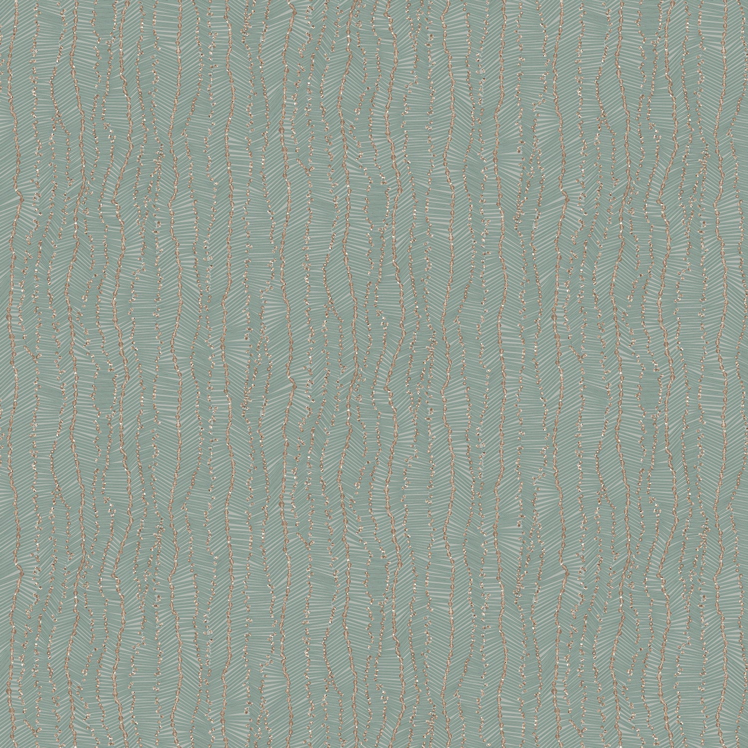 Brera fabric in green gold color - pattern number 9511 - by Armani Casa in the Refined Structures collection