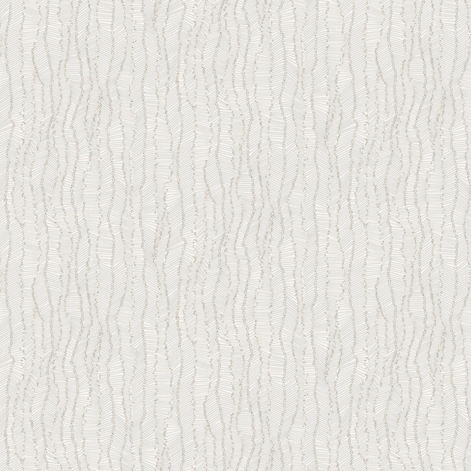 Brera fabric in white pearl silver color - pattern number 9514 - by Armani Casa in the Refined Structures collection