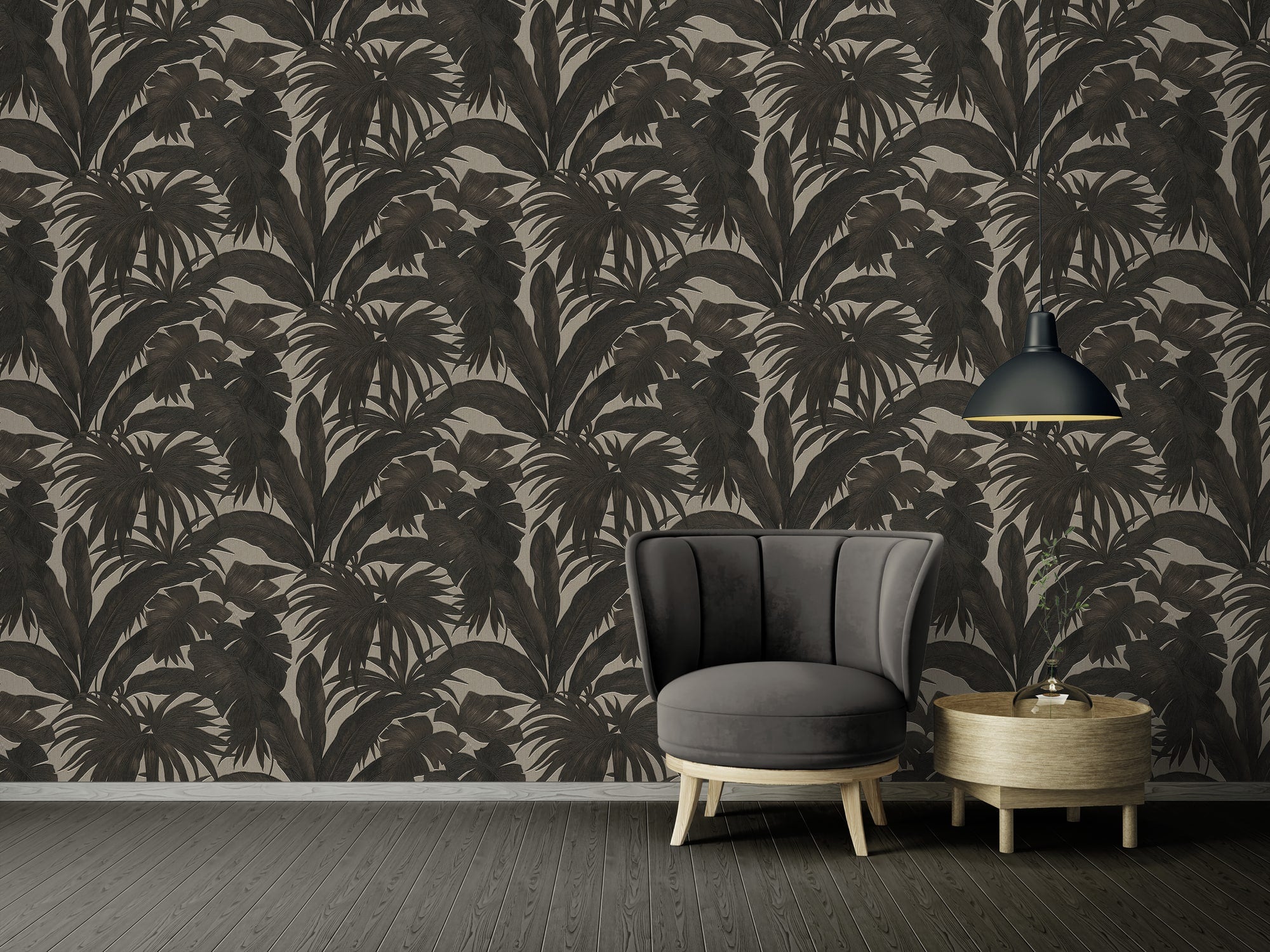 Paragon wallpaper in black tile color - pattern number 962401X - by Seabrook in the Versace Volume 5 collection