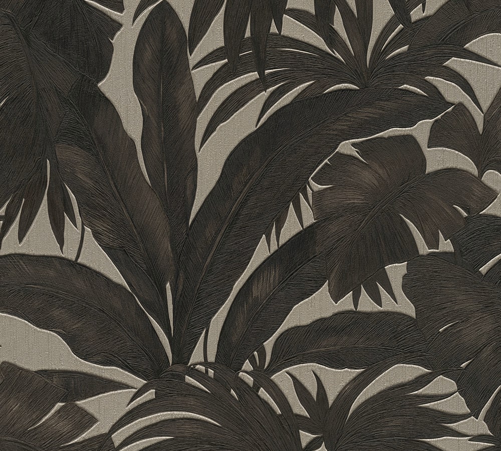 Paragon wallpaper in black tile color - pattern number 962401X - by Seabrook in the Versace Volume 5 collection