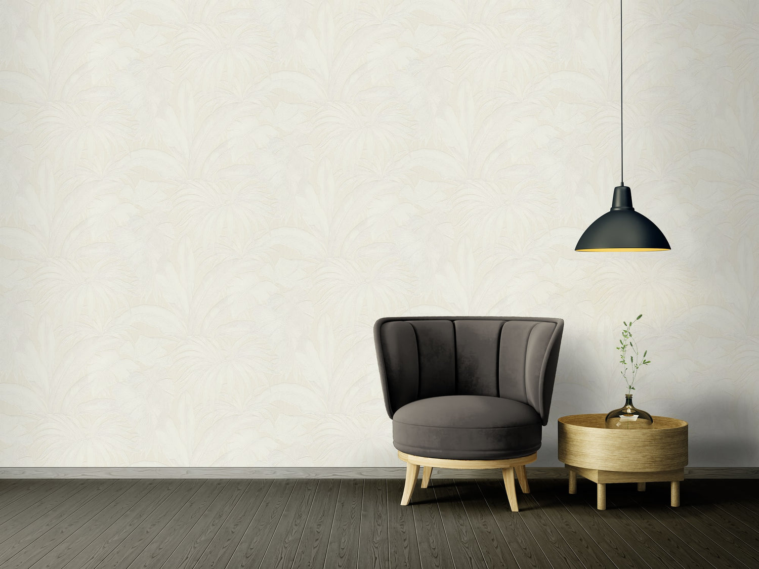 Paragon wallpaper in ivory color - pattern number 962402X - by Seabrook in the Versace Volume 5 collection