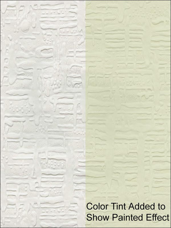 Edward Paintable fabric in white color - pattern number 437-RD0602 - by Kenneth James in the Anaglypta X collection