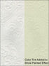 Charles Paintable fabric in white color - pattern number 437-RD0630 - by Kenneth James in the Anaglypta X collection