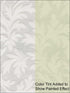 High Leaf Paintable fabric in white color - pattern number 437-RD80026 - by Kenneth James in the Anaglypta X collection