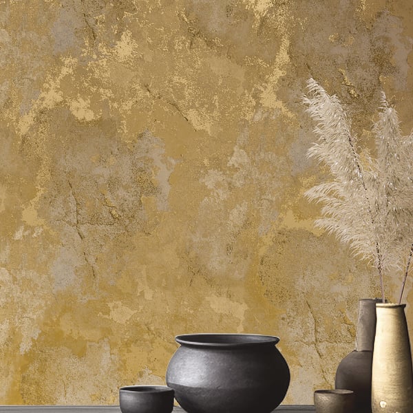 Unito Idea wallpaper in beige color - pattern number 9783 - by Galerie in the Italian Textures 4 collection
