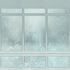 Vendome mural in light blue grey color - pattern number 9881 - by Armani Casa in the Refined Structures collection