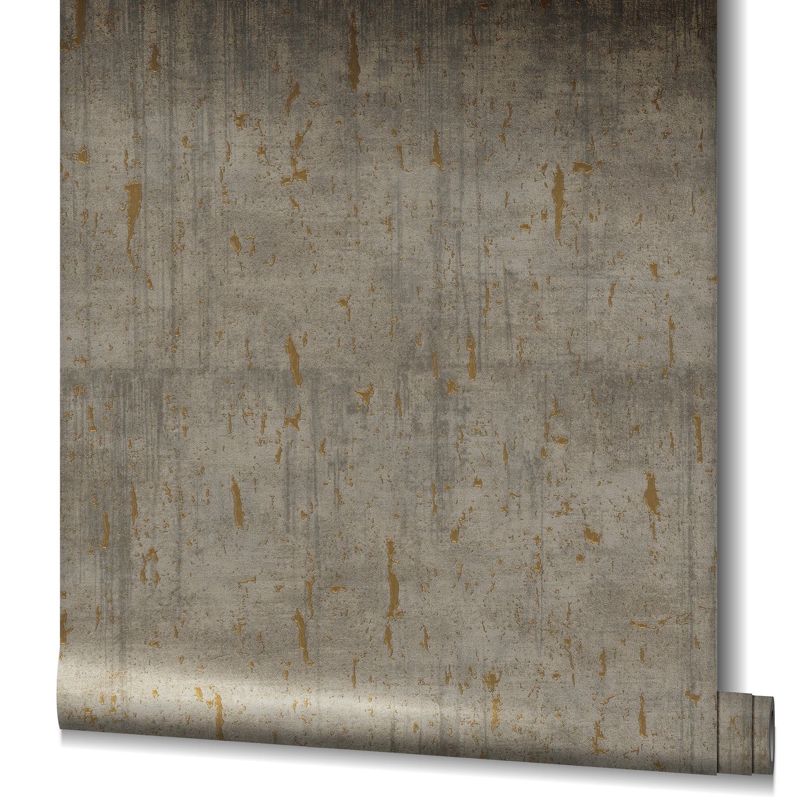 Aged Concrete wallpaper in bronze brown color - pattern number EA99120 - by Galerie in the Earth collection