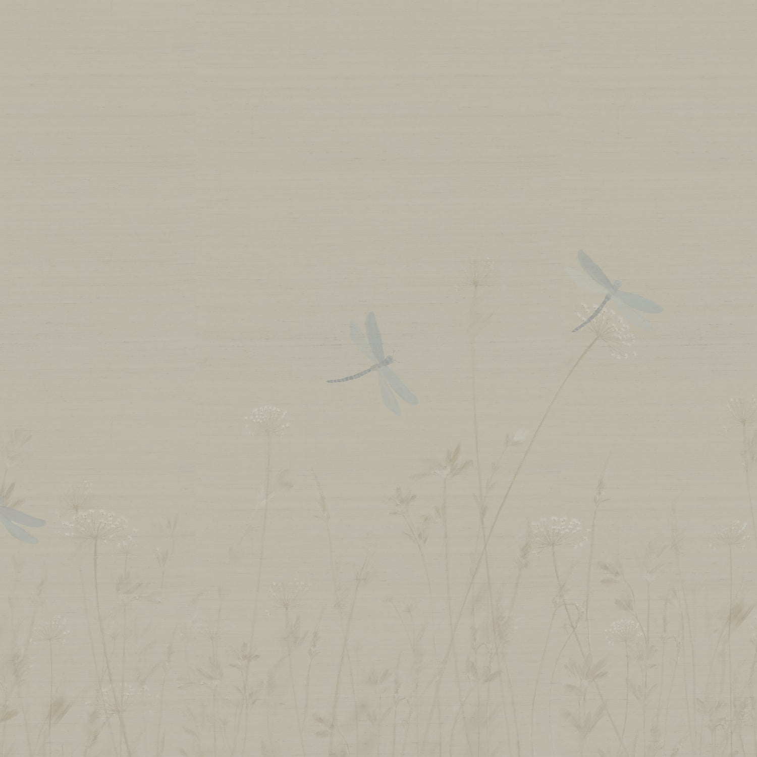 Dickinson 5 Panel mural in neutral color - pattern number 9914 - by Armani Casa in the Inspired Moods collection