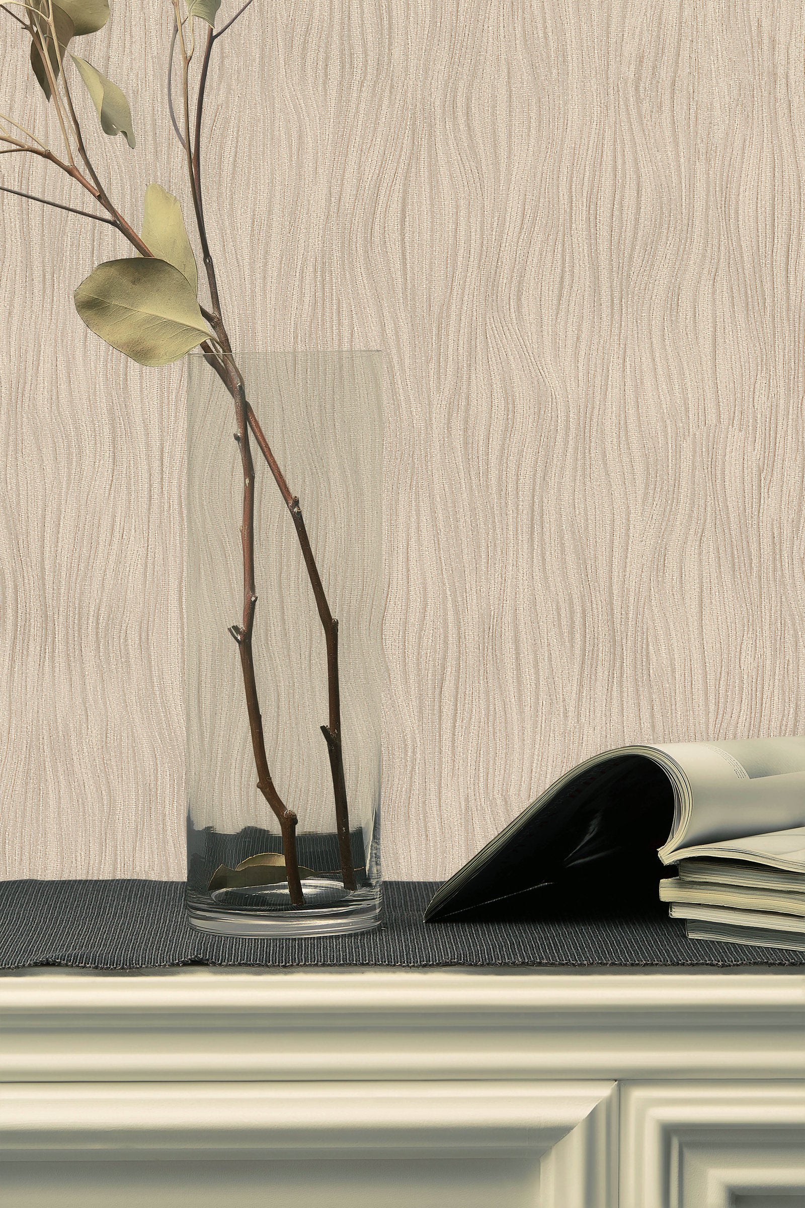 River wallpaper in beige color - pattern number EA99149 - by Galerie in the Earth collection