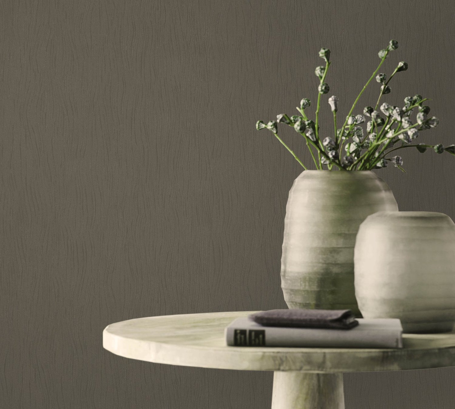 River wallpaper in bronze brown color - pattern number EA99152 - by Galerie in the Earth collection