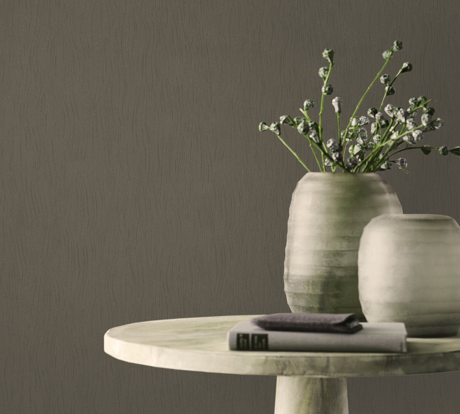 River wallpaper in bronze brown color - pattern number EA99152 - by Galerie in the Earth collection