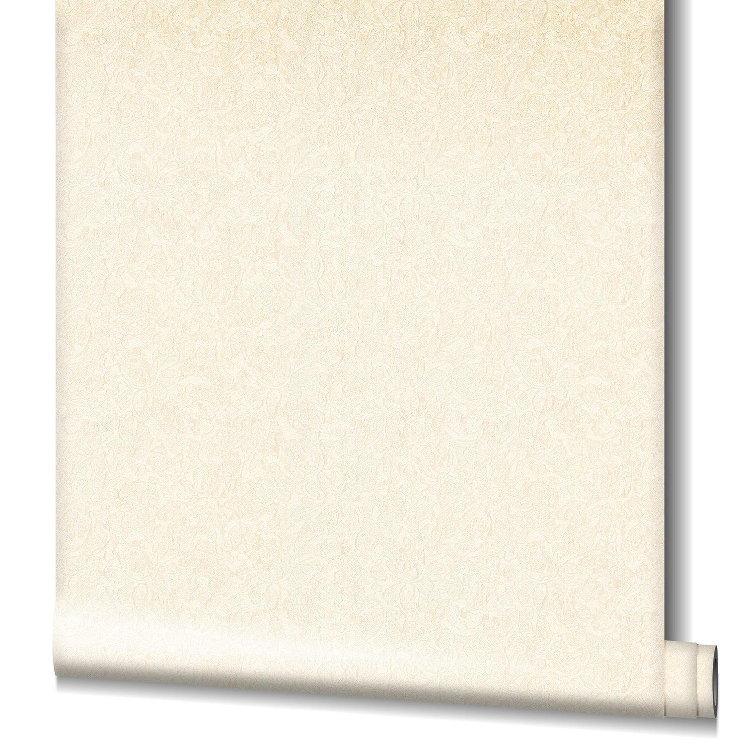 Floral wallpaper in beige color - pattern number EA99154 - by Galerie in the Earth collection