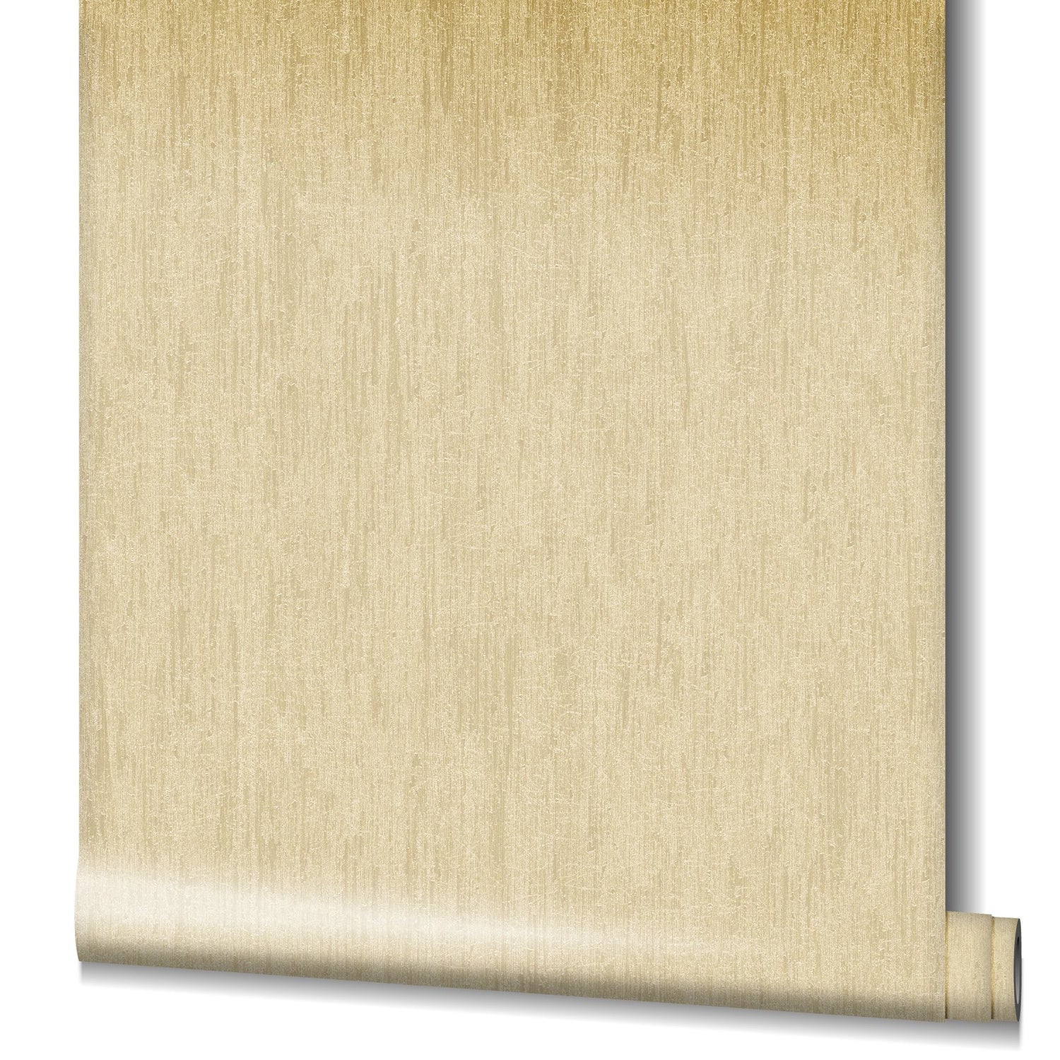 Slub wallpaper in gold color - pattern number EA99155 - by Galerie in the Earth collection