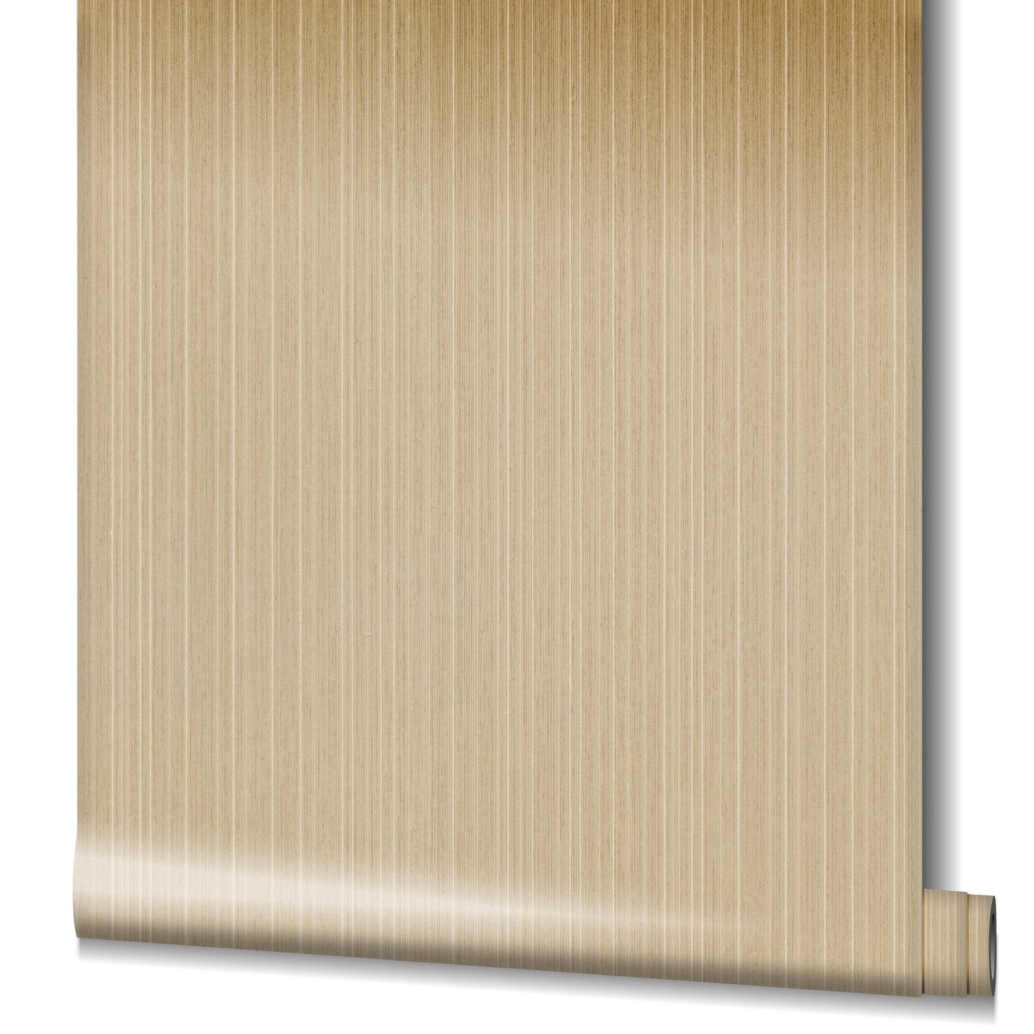 Silk Stripe wallpaper in rose gold color - pattern number EA99157 - by Galerie in the Earth collection