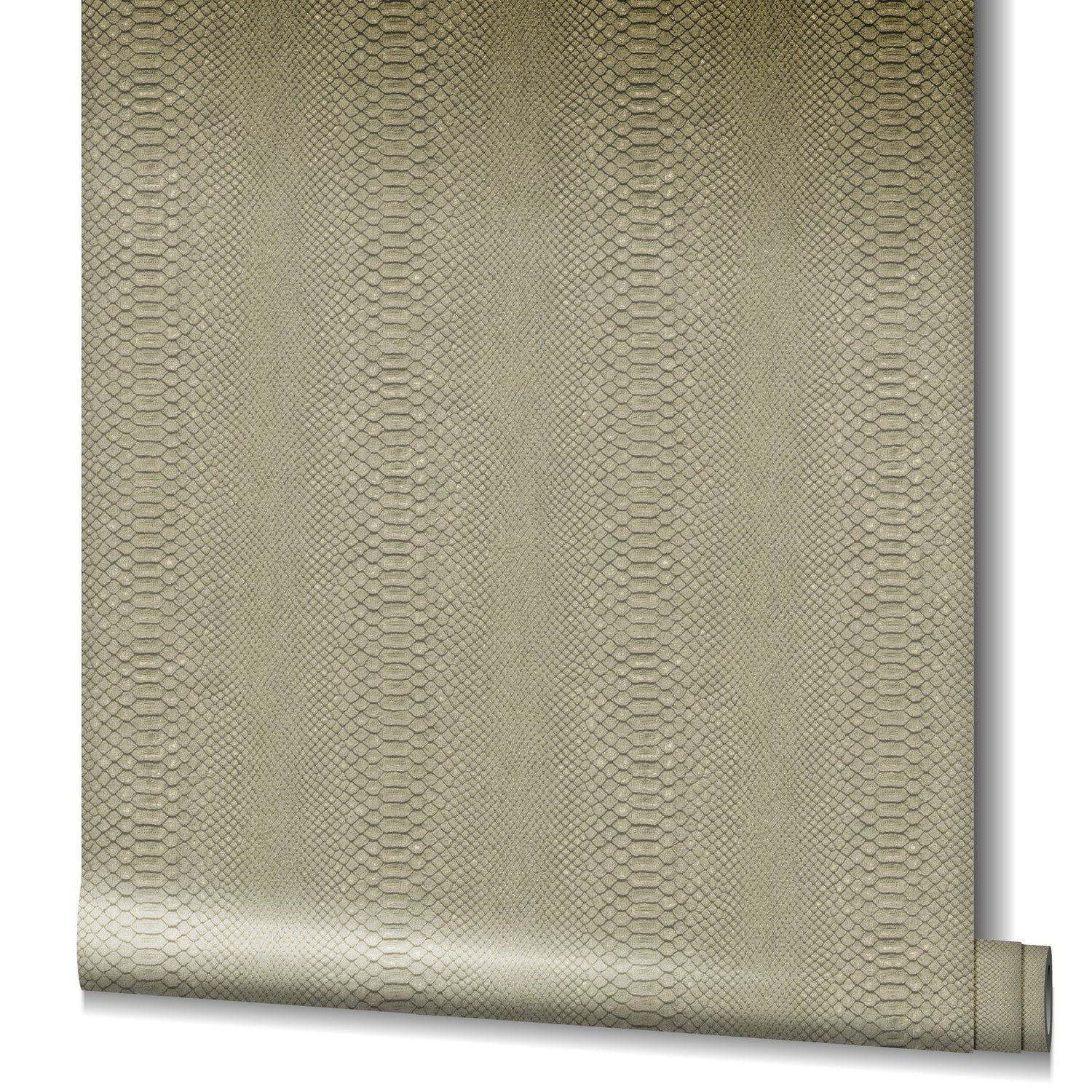 Snake Skin wallpaper in bronze brown color - pattern number EA99179 - by Galerie in the Earth collection