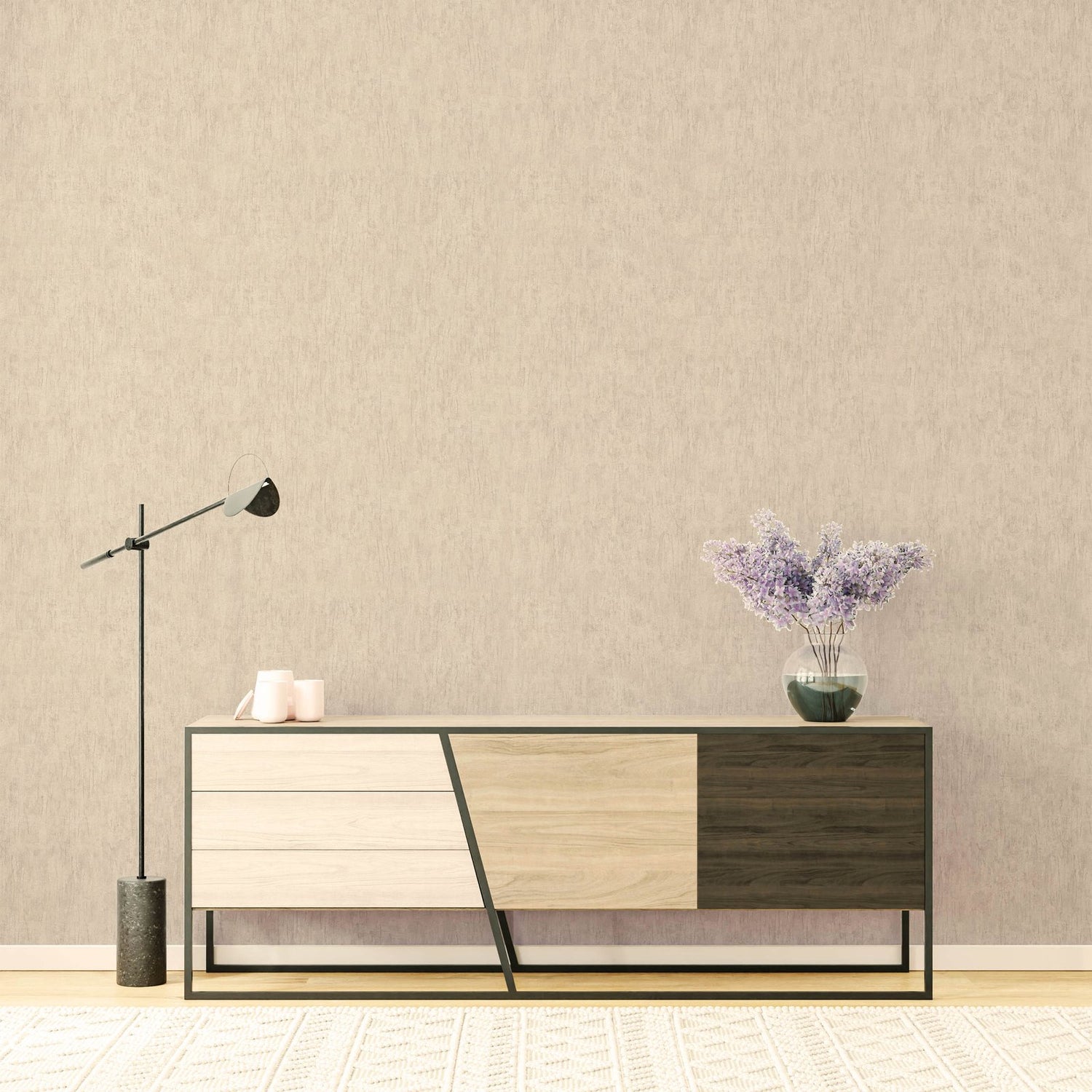 Scratch wallpaper in gold color - pattern number EA99184 - by Galerie in the Earth collection