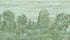 Shakespreare 6 Panel mural in green color - pattern number 9936 - by Armani Casa in the Inspired Moods collection