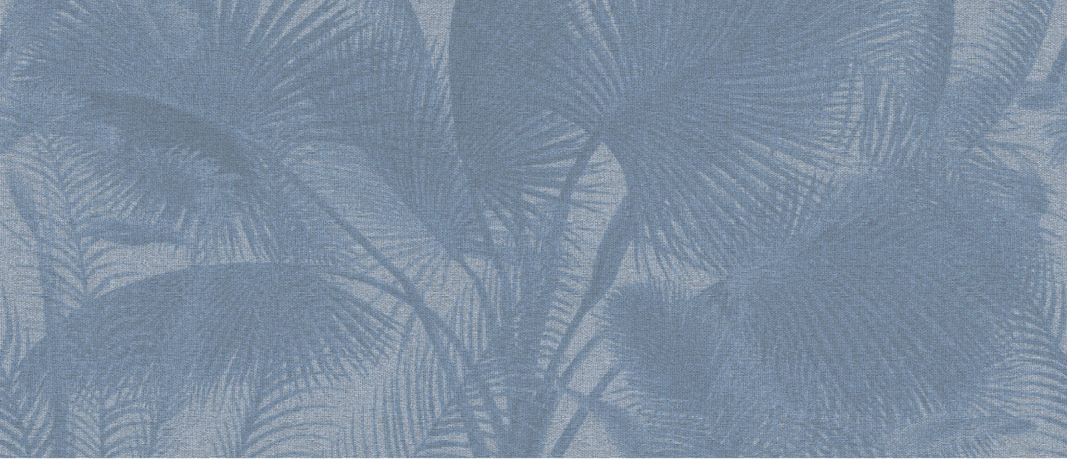 Conrad 8 Panel mural in blue color - pattern number 9956 - by Armani Casa in the Inspired Moods collection
