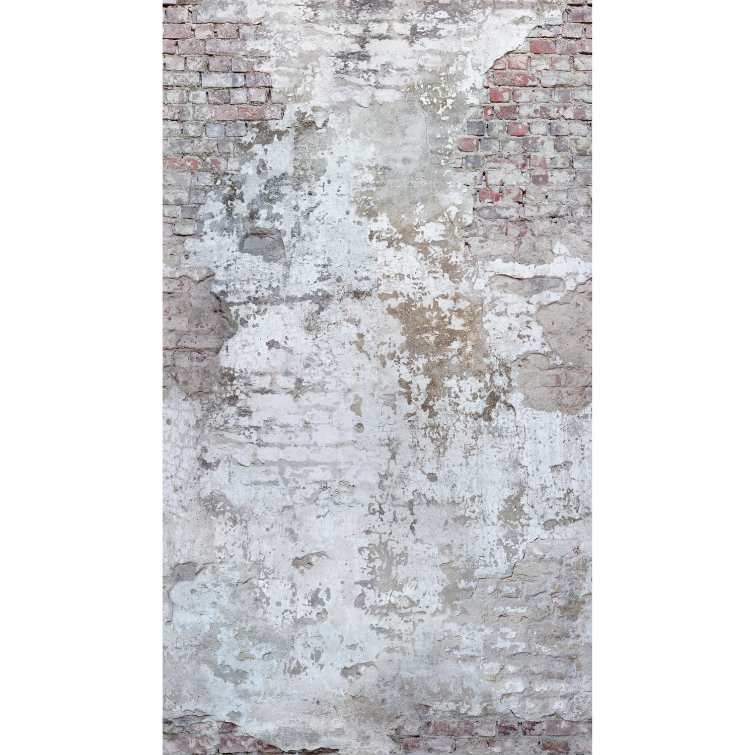 Photographic Motive 3 Panel Mural in white color - pattern number A42301 - by Grandeco in the Orom II collection