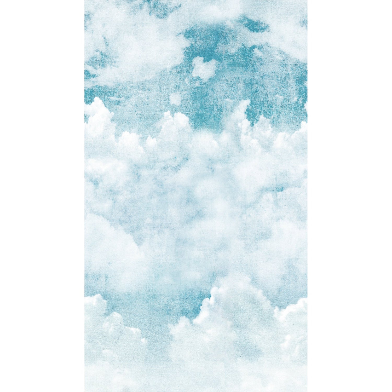 Photographic Motive 3 Panel Mural in blue color - pattern number A42501 - by Grandeco in the Orom II collection