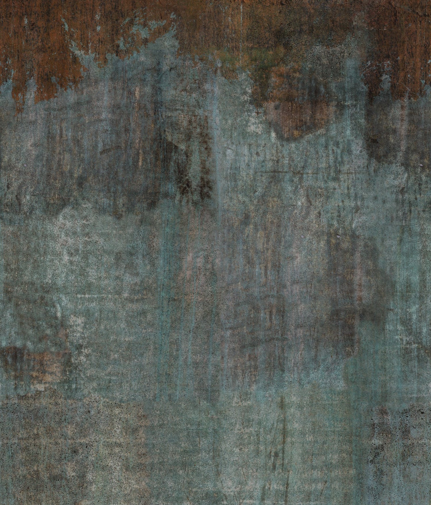 Concrete Plain 3 Panel Mural in multi-colored color - pattern number A43101 - by Grandeco in the Orom II collection