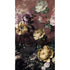 Classical Floral All-over 3 Panel Mural in red color - pattern number A52001 - by Grandeco in the Orom II collection