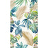 Tropical Motive 3 Panel Mural in multi-colored color - pattern number A54501 - by Grandeco in the Orom II collection