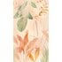 Stylish floral Motifs 3 Panel Mural in orange color - pattern number A60701 - by Grandeco in the Orom II collection