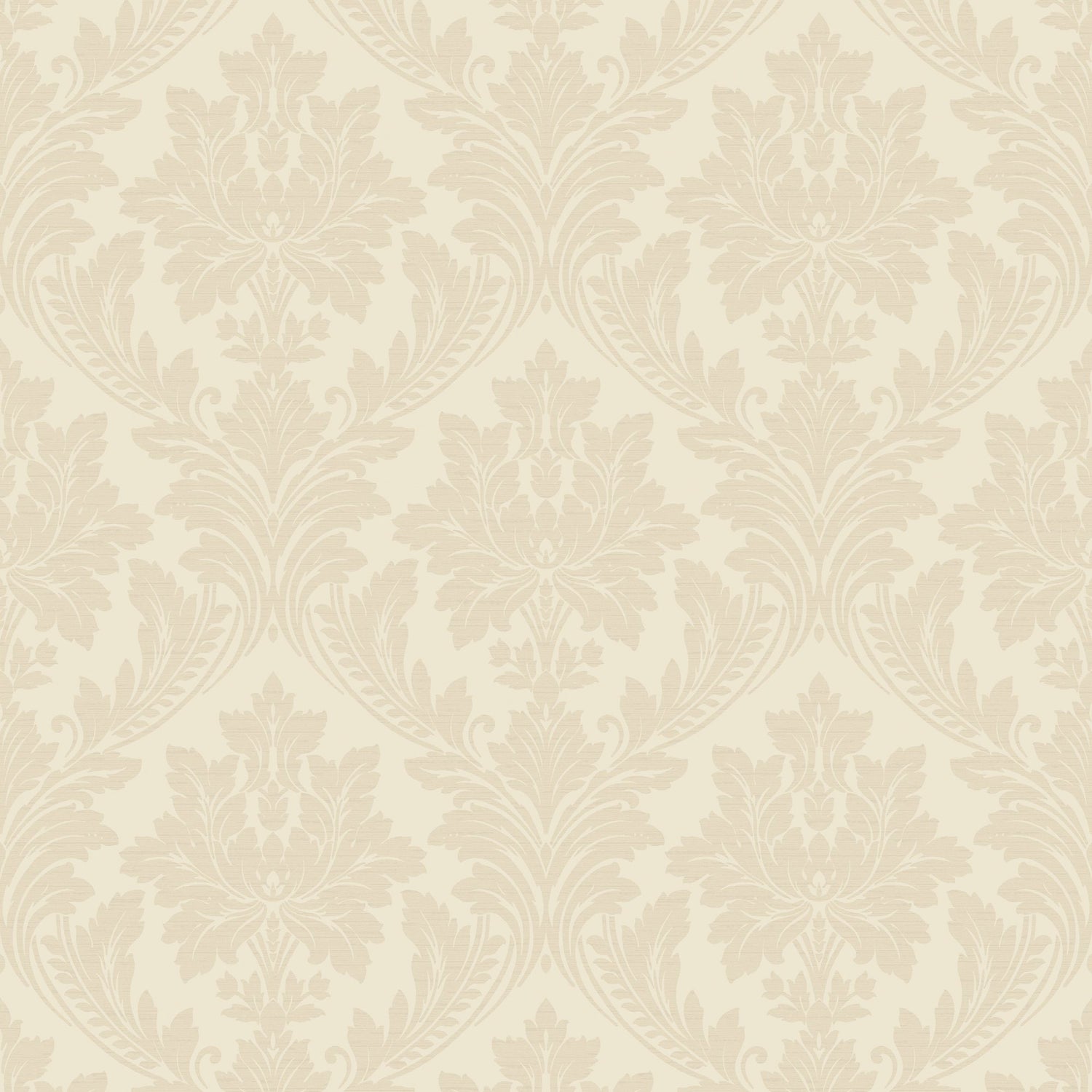 Medallion All-over Print Wallpaper in gold color - pattern number ARA65411 - by Grandeco in the Arcadia collection