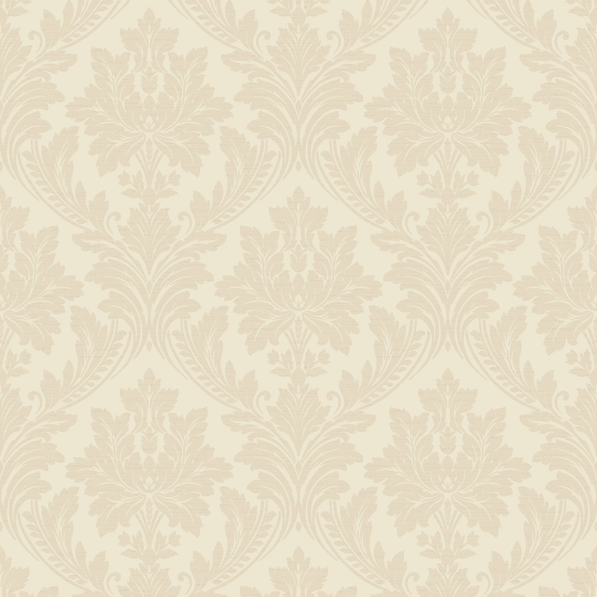 Medallion All-over Print Wallpaper in gold color - pattern number ARA65411 - by Grandeco in the Arcadia collection